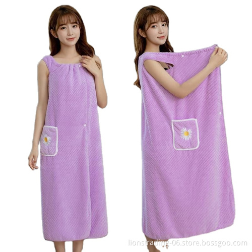 Hot Selling Soft Wrap Skirt Towels: A Stylish and Practical Magic Bath Towel Experience